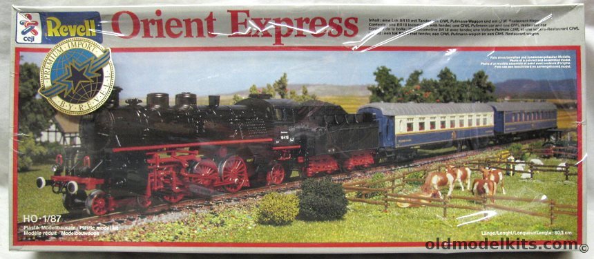Revell 1/87 Orient Express HO Train, 2190 plastic model kit